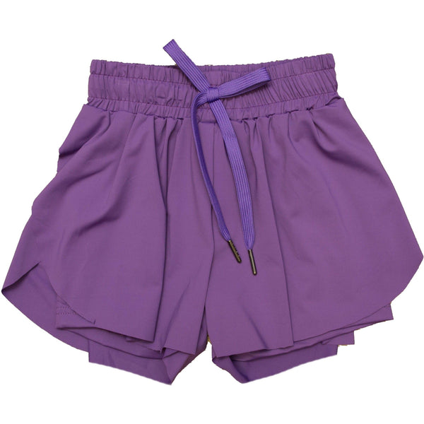 Dark Purple Butterfly Shorts