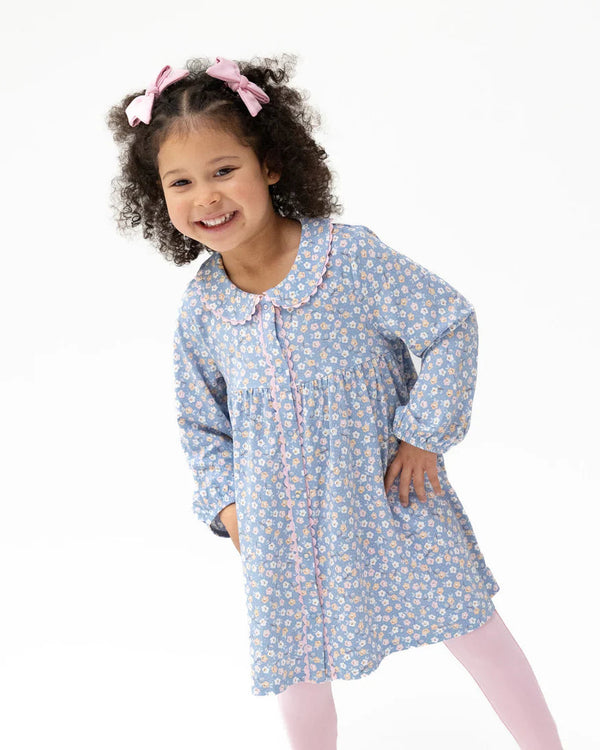 Country Calico Jill Dress L/S W/ Diaper Cover