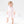 Ogee Lace Floral Pleat Dress W/ Diaper Cover- Light Pink