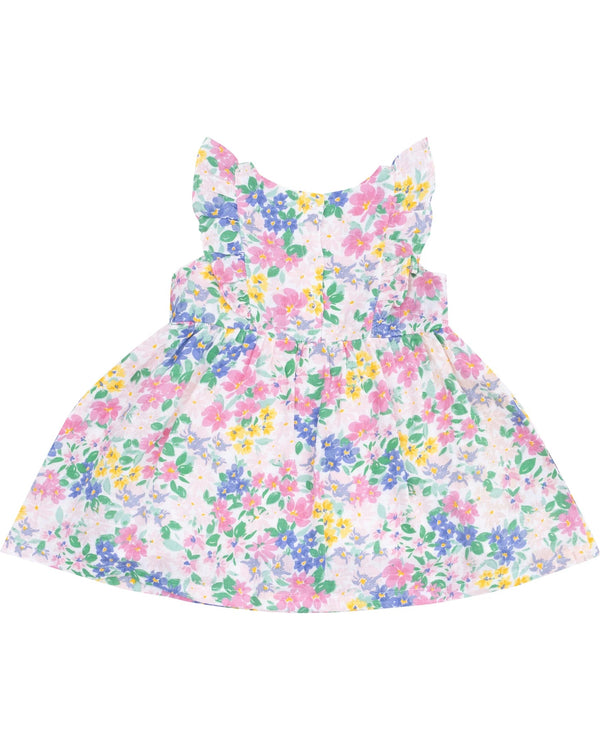 Emma Floral Ruffle Dress- Multi
