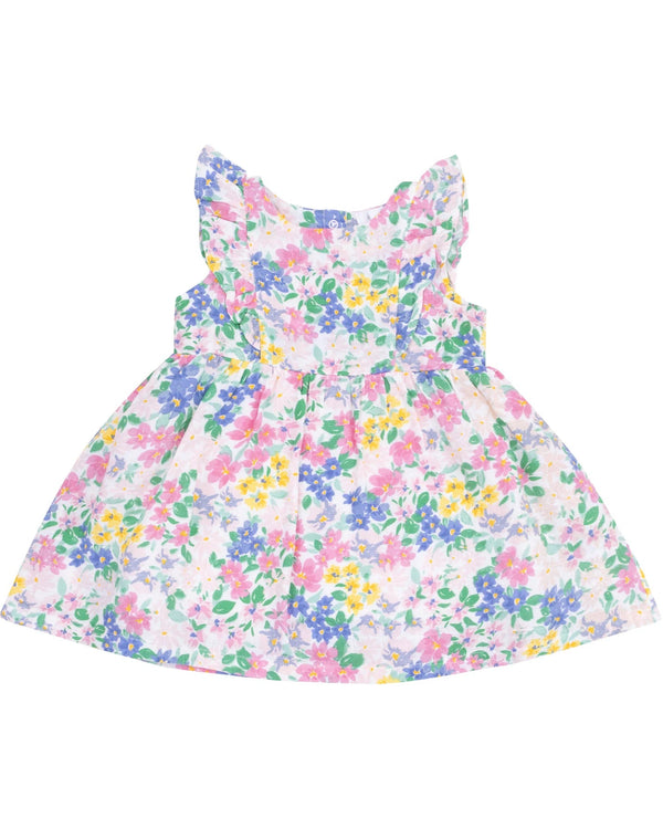 Emma Floral Ruffle Dress- Multi