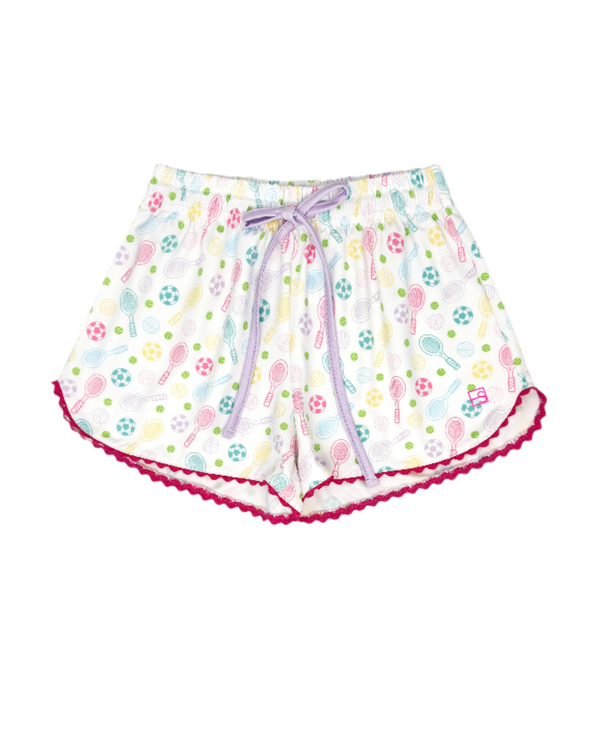 Emily Short- Game Set Match, Petal Purple, Power Pink