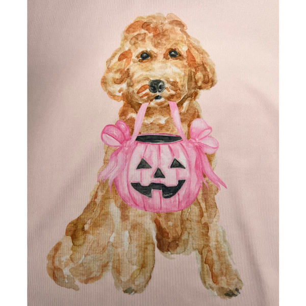 LS Tee- Halloween Pup