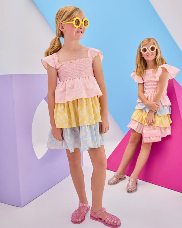 Leelee Dress- Mixed Ditsy Floral