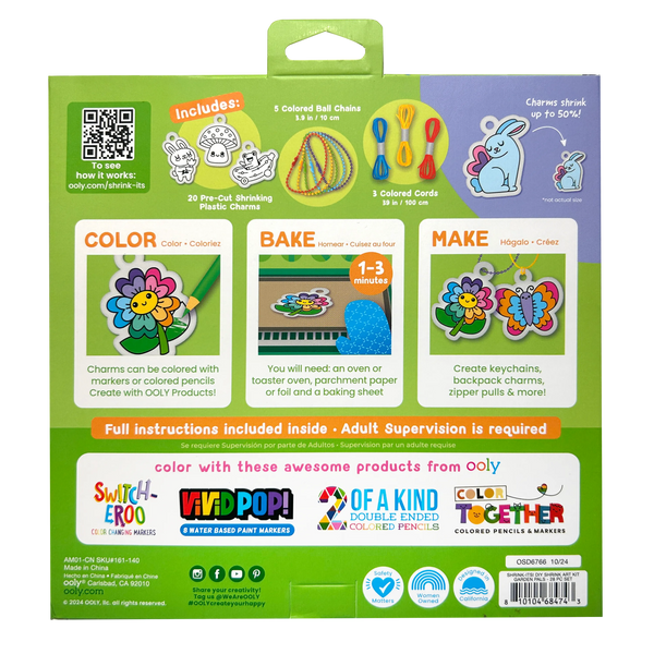 Shrink-Its! DIY Shrink Art Kit- Garden Pals