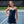 Athletic Dress- Navy/Light Blue