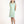 Classic Swiss Dot Ruffle Dress- Aqua