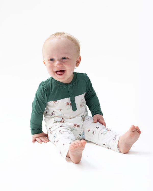 Pointer Pups & Duck Buddies Romper