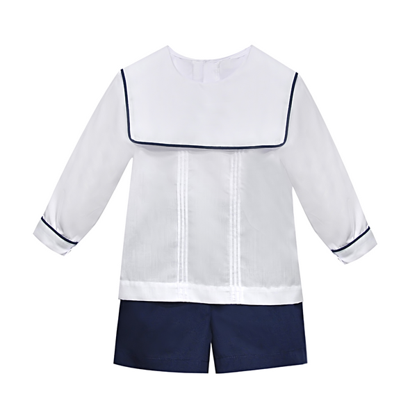 Madison LS Short Set- Navy