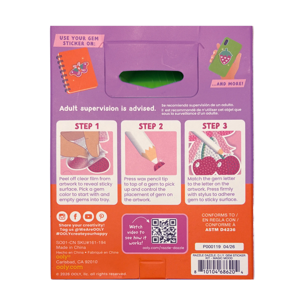 Mini Razzle Dazzle DIY Gem Sticker Kit- Magic Mood