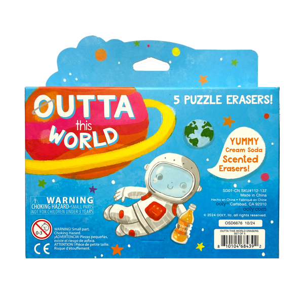 Outta This World: Scented Erasers (Set of 5)