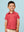 Varsity Red Football Frenzy Performance Polo