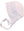 Bonnet Diagonal Pattern- Pink