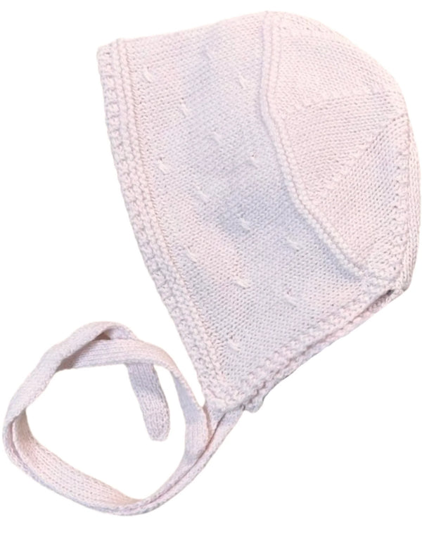 Bonnet Diagonal Pattern- Pink