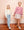 Clara Combo Dress- Rose