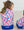 Zipper Rash Guard 2-Piece Swimsuit- Shimmer Star- Spangled