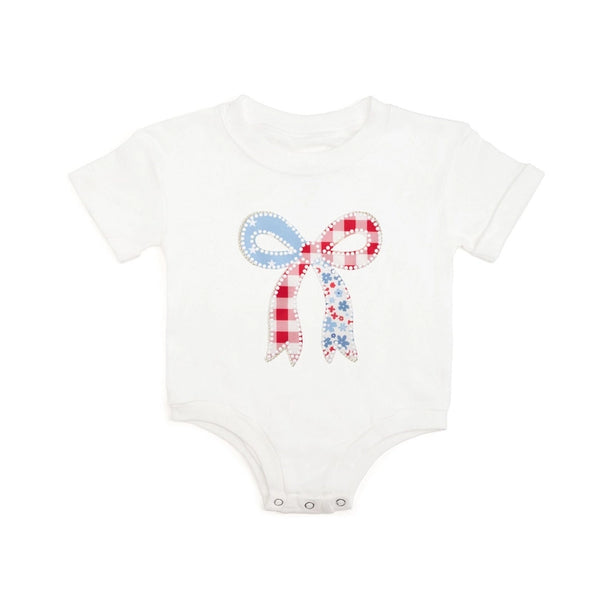 Patchwork Bow Patch Bubble