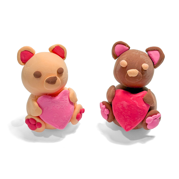 Air Dry Clay BFFs Kit- Lovely Bears (Set of 4 Color)