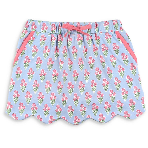 Coral Bouquet Skort