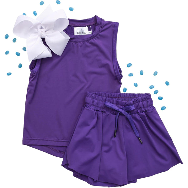Purple Swing Shorts