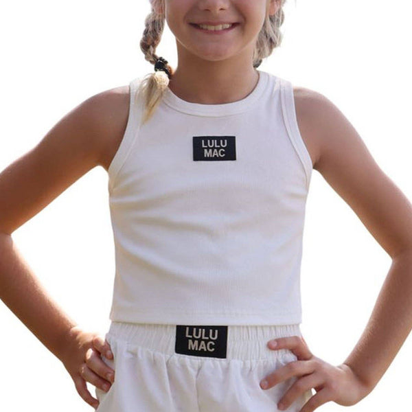 White Solid Tank