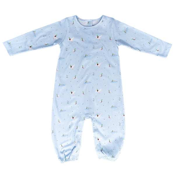 Jackson Knit Romper- Mallard