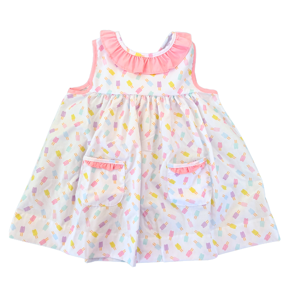 Addison Ruffle Dress- Tremont Twin Pops