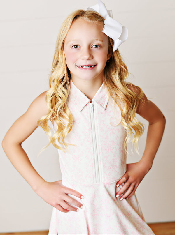 Pink Toile Tennis Dress