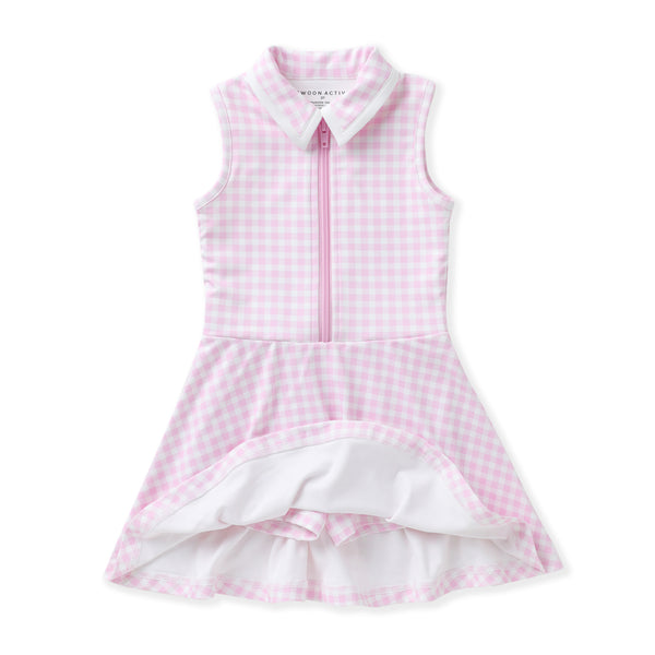 Pink Gingham Tennis Dress