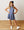 Navy Ditsy Floral Tennis Dress