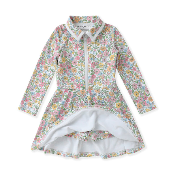 Boho Floral L/S Tennis Dress
