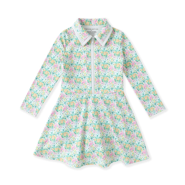 Floral Bloom L/S Tennis Dress