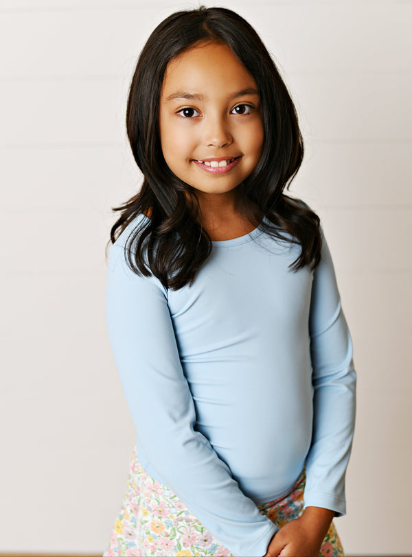 Ocean Blue Ruched Top