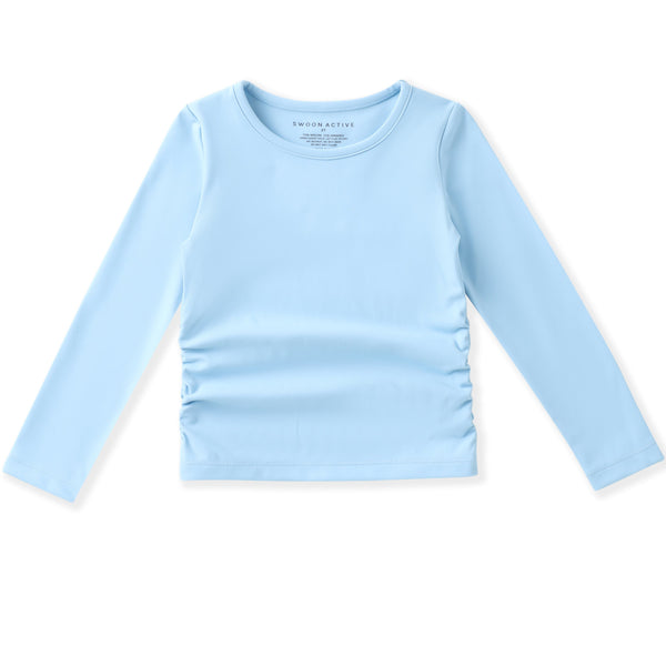 Ocean Blue Ruched Top