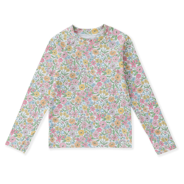 Boho Floral Top W/ Finger Hole