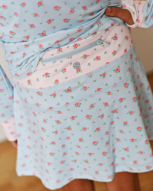 Fancy Floral Tennis Skort
