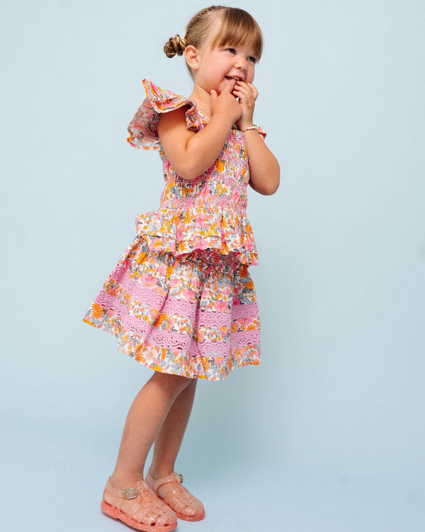 Retro Floral Parker Skirt