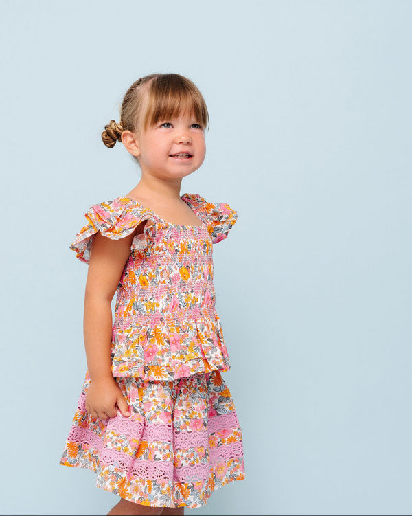 Retro Floral Parker Skirt