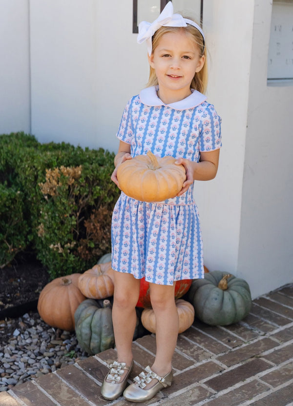Libby Dress- Harvest Ribbon Floral