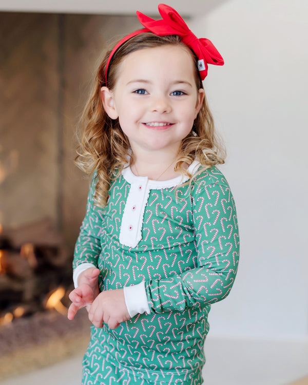 Alden Pajama Pant Set- Candy Cane Lane