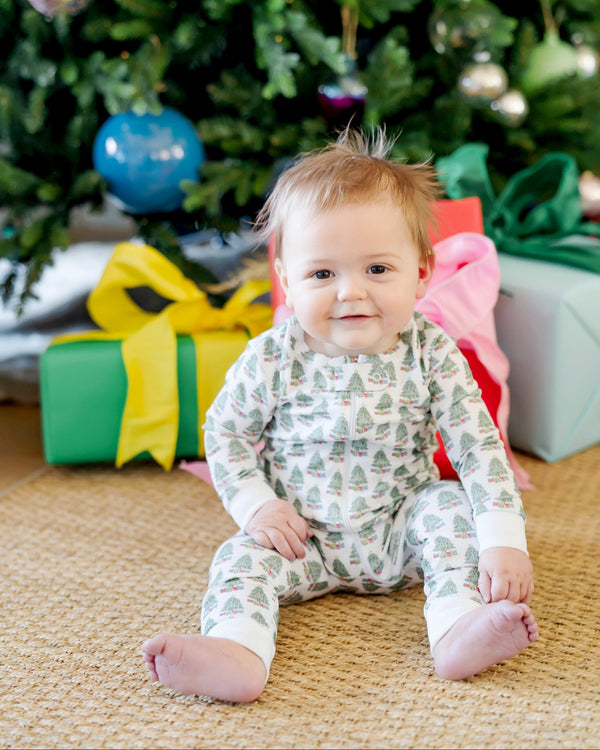 Parker Zipper Pajama- Under the Christmas Tree
