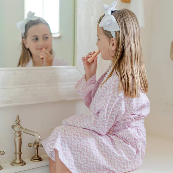 Gwen Spa Wrap- Pretty Pink Bows