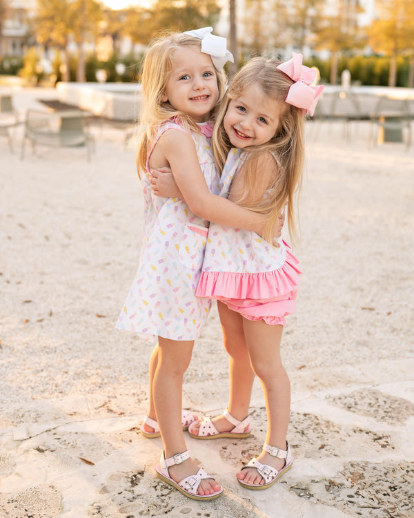 Addison Ruffle Dress- Tremont Twin Pops