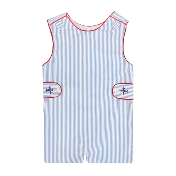Airplane Ashton Shortall- Lt. Blue Sandra Stripe