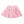 Pink Geometric Embroidery Lacy Skirt