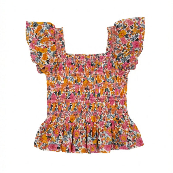 Retro Floral Kate Blouse