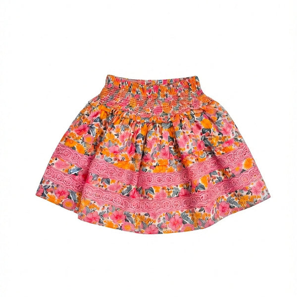 Retro Floral Parker Skirt