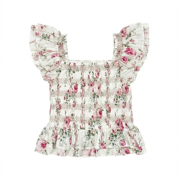 Vintage Floral Kate Blouse