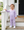 Audrey Romper- Lavender Stripe/Light Pink