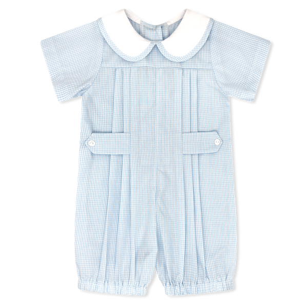 Andrew Bubble- Baker Blue Minigingham